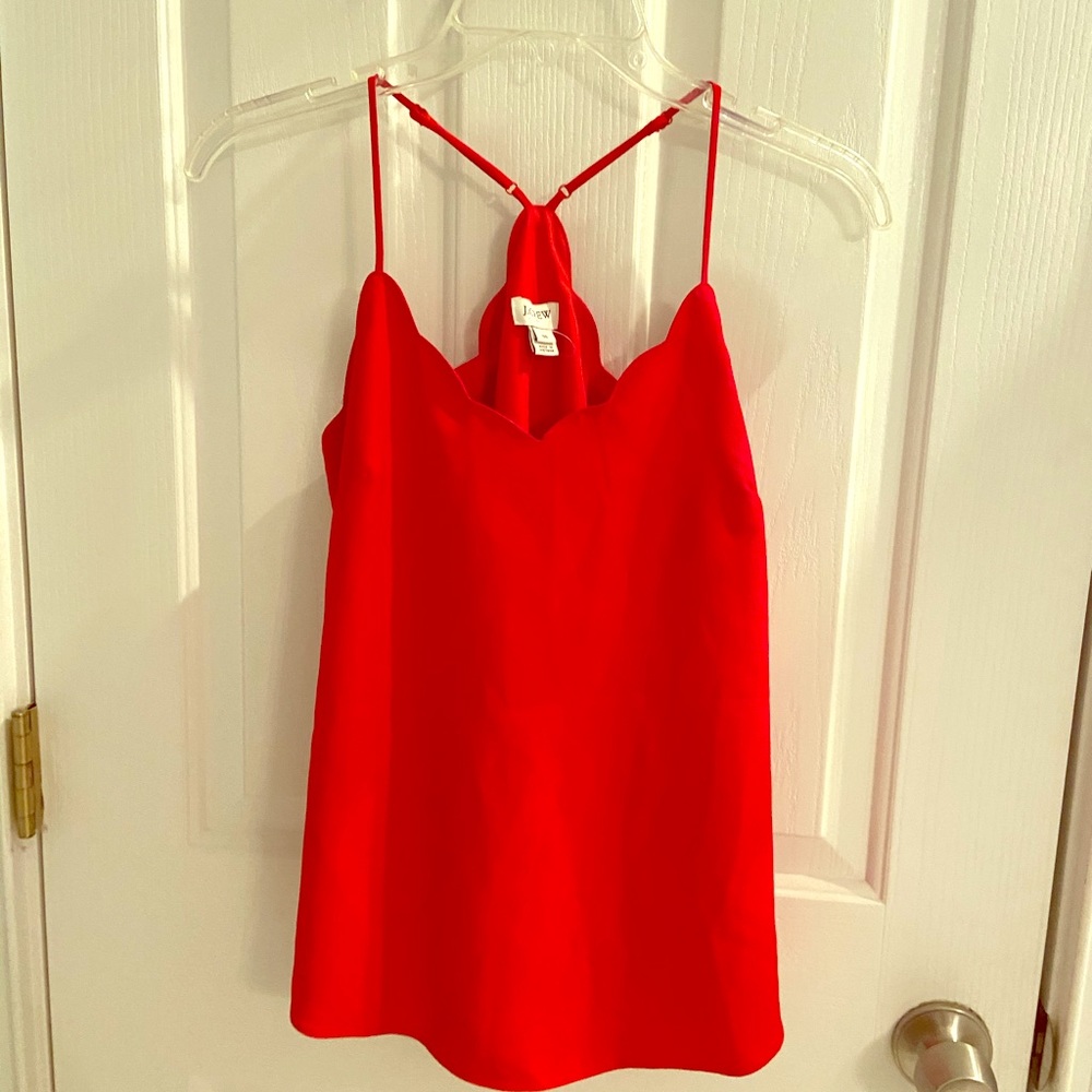 J Crew Scallop Top